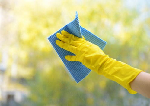 Cleaning team promoting recycling and sustainability in Marylebone