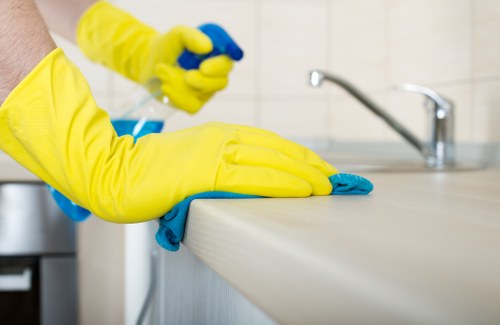 Deep cleaning carpets in a Marylebone apartment