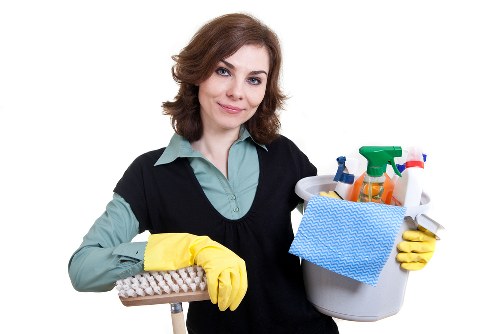 Graphic showing analytics cookies used for performance monitoring on a carpet cleaning website